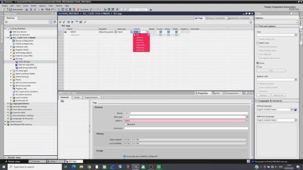 Как настроить связь PROFIBUS между Altivar и Siemens PLC(26)