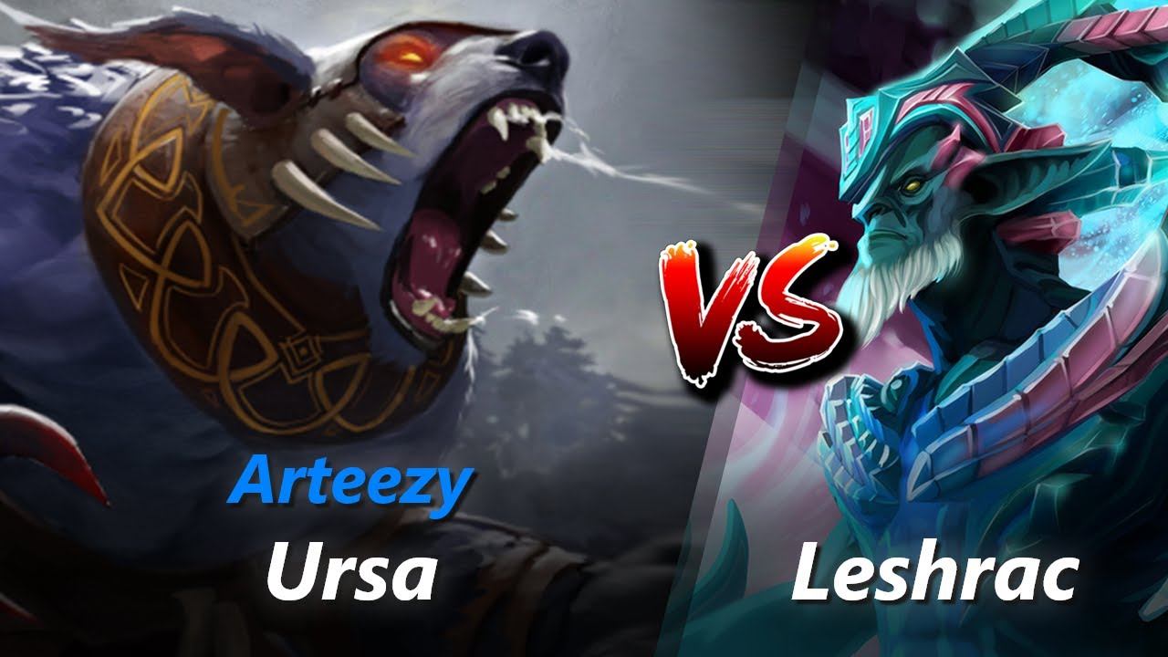Arteezy safelane Ursa vs Leshrac/Nyx Assassin | First 10 minutes смотреть онлайн
