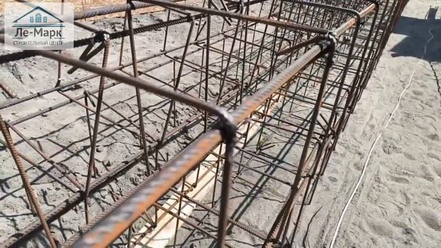 Фундамент для одноэтажного дома из газобетона с облицовочным кирпичом г.Ярославль смотреть онлайн