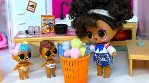 МУЛЬТИК КУКЛЫ ЛОЛ👀 НЯНЯ ВЫКИНУЛА ВСЕ ТАБА ЛАПКИ🐾🐾 Смешные мультики ДАРИНЕЛКА