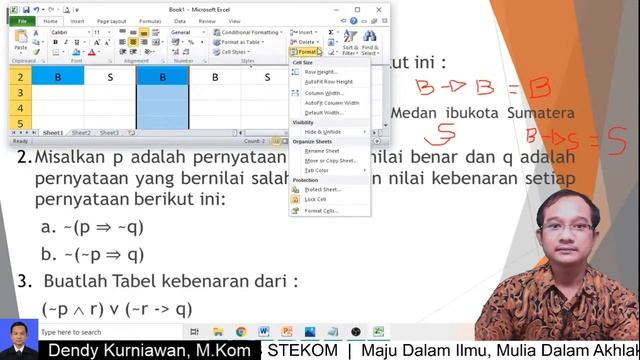 Implikasi dan Biimplikasi Matematika Diskrit || Kuliah Online Daring Universitas Stekom смотреть онлайн