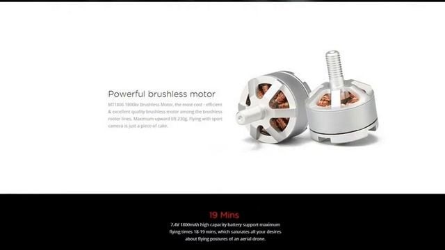 MJX Bugs 3 B3 D1806 2280KV Brushless Motor 2 4G смотреть онлайн