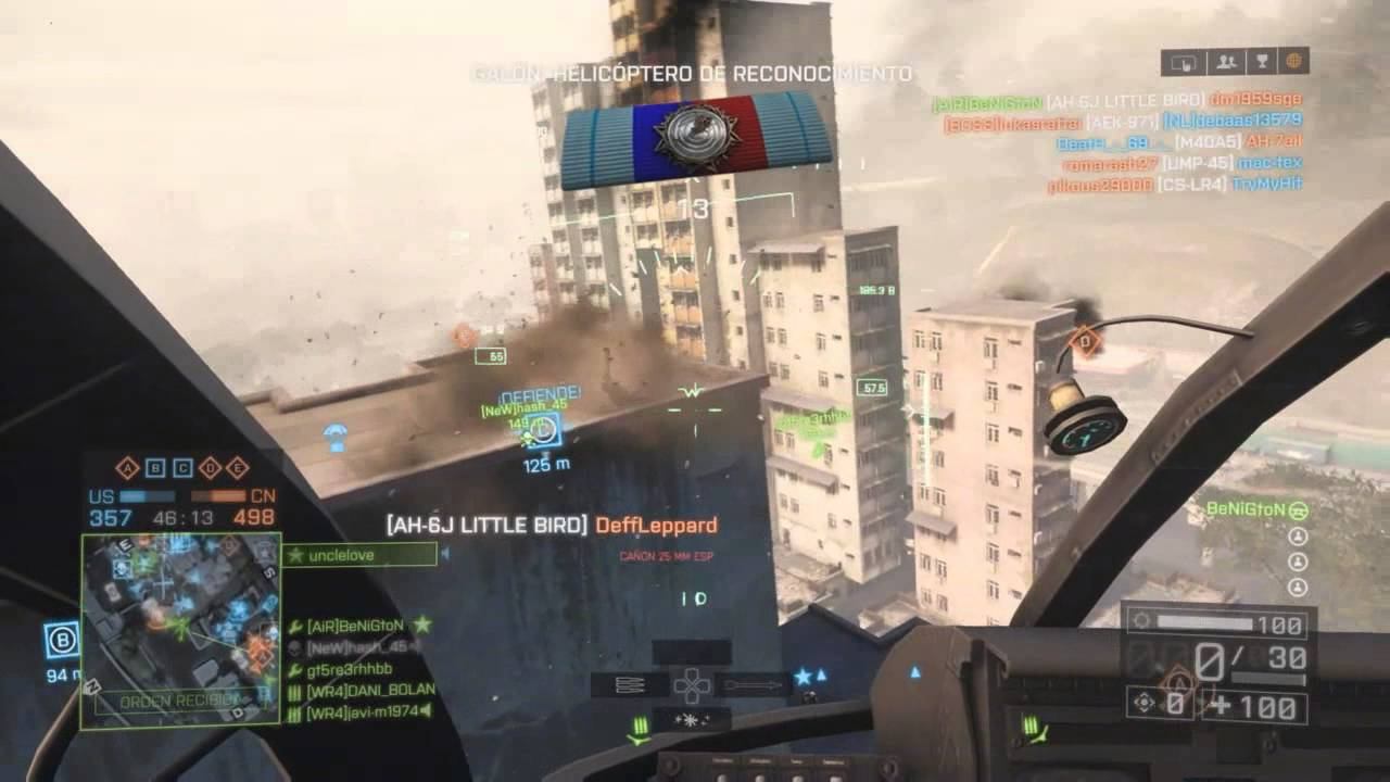 77 - 0 || AH-6J Little Bird (25 MM) - Battlefield 4 || Zona Inundada ( Flood Zone) смотреть онлайн