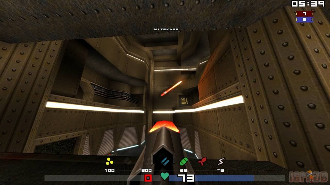 Quake 1/QuakeWorld: corpse vs nitemare aerowalk смотреть онлайн