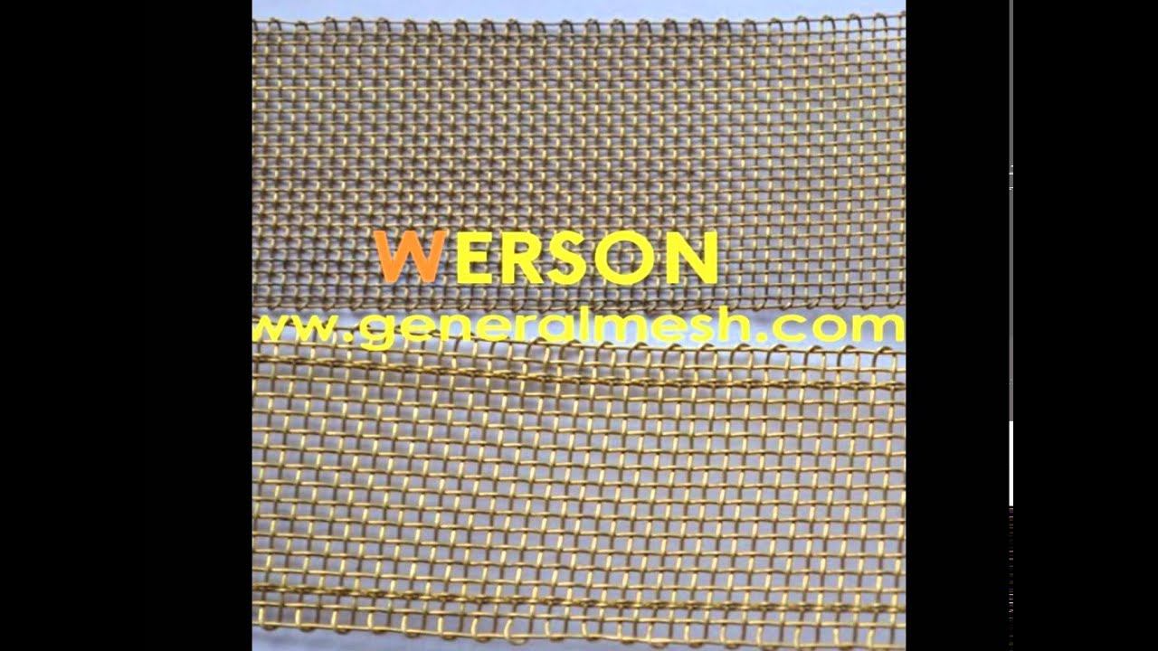 n°12 ,filo 0,35 mm,20mm larghezza Tele metalliche in ottone | generalmesh смотреть онлайн