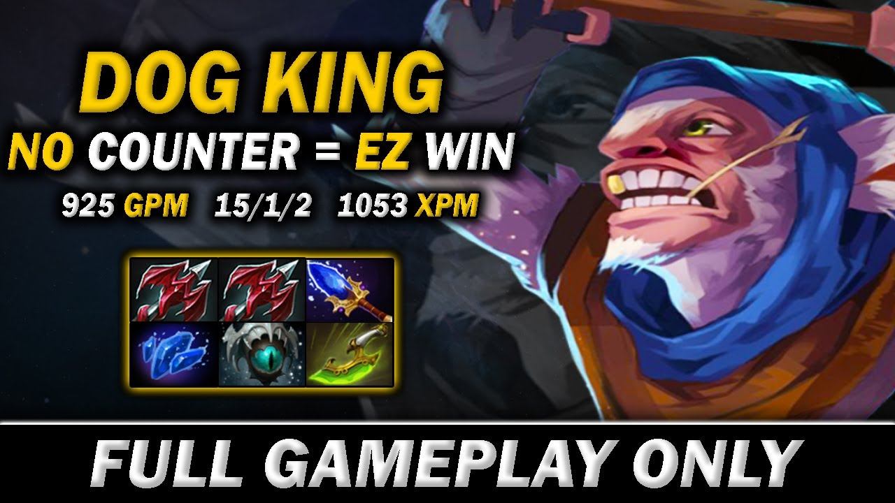 DOG KING, playing Meepo with No Counter = 100% WIN - Full Gameplay Meepo #411 смотреть онлайн