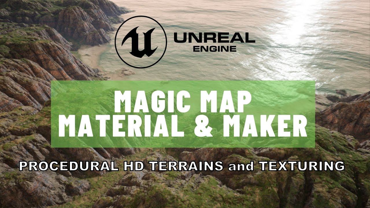 Magic Map Material & Maker (M⁴) - Unreal Engine - Procedural Landscape Creator & Auto Material смотреть онлайн
