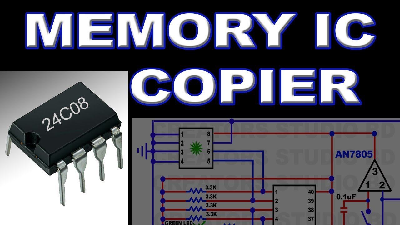 24C08 | How to Make TV Memory IC Copier Using Microcontroller | EEPROM Programmer Circuit Diagram смотреть онлайн