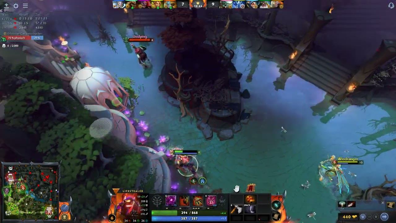 Dota 2 Lifestealer Gameplay Offlane 7.33 Win смотреть онлайн