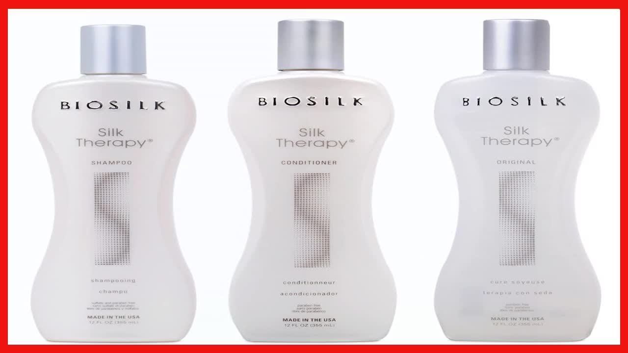 Biosilk 3 Piece Silk Therapy Shampoo, Conditioner and Serum Kit смотреть онлайн