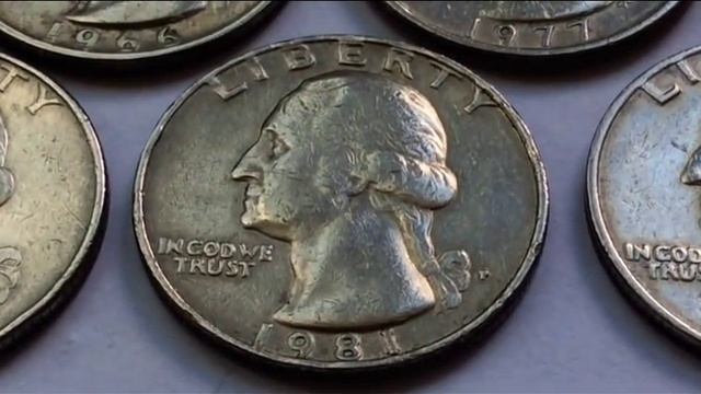 US Coin Collection - Washington Quarters смотреть онлайн