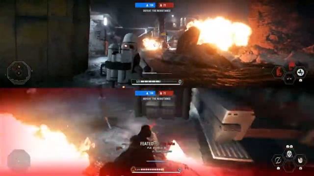 STAR WARS™ Battlefront™ II splitscreen co-op смотреть онлайн