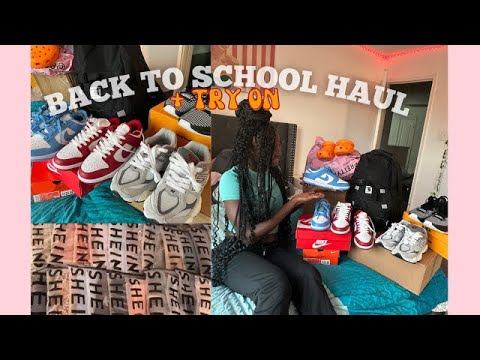 Huge back to school haul 2023 | + Try on смотреть онлайн