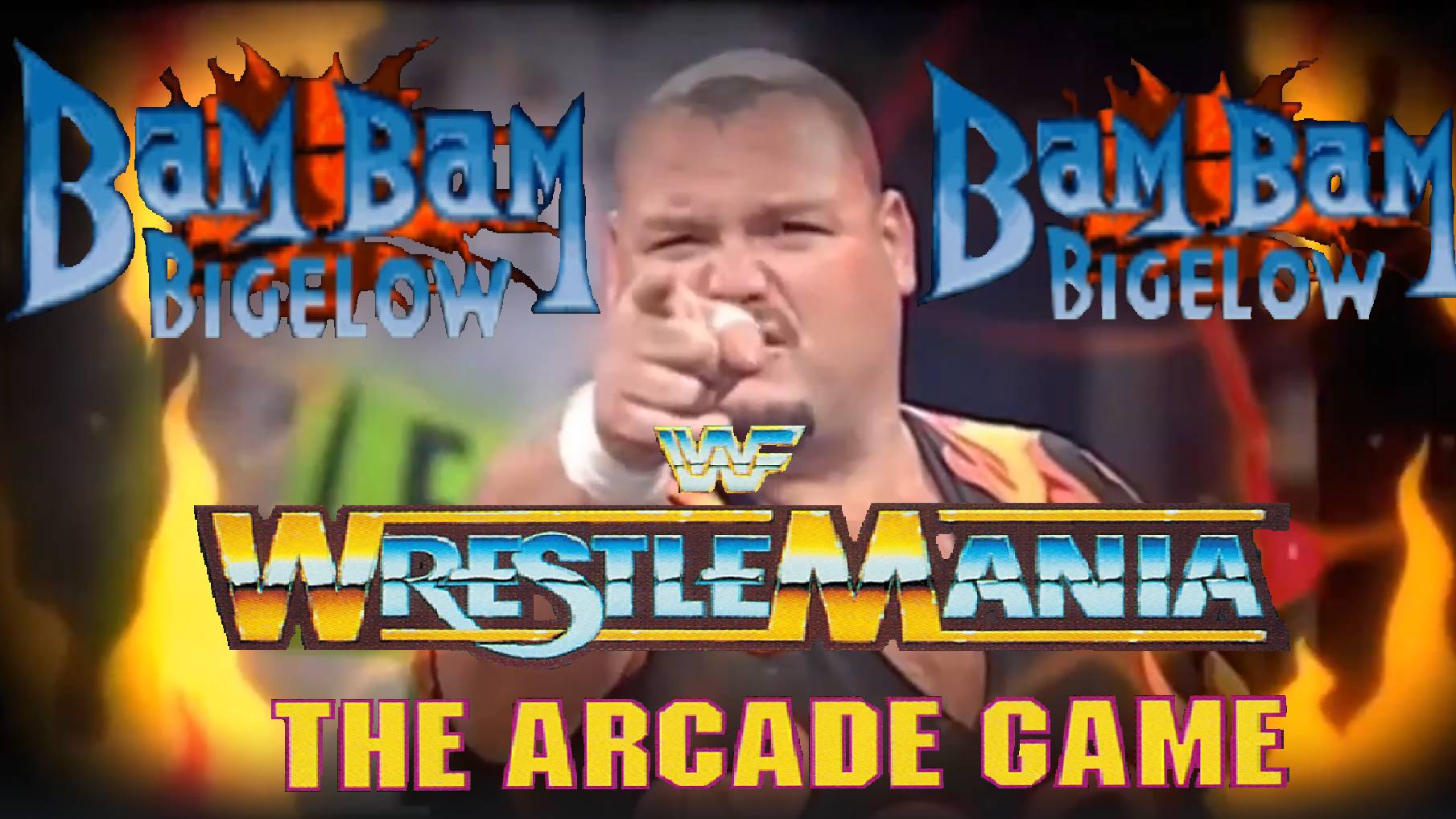 WWF Wrestlemania: The Arcade Game (MAME) Bam Bam Bigelow Intercontinental Title смотреть онлайн