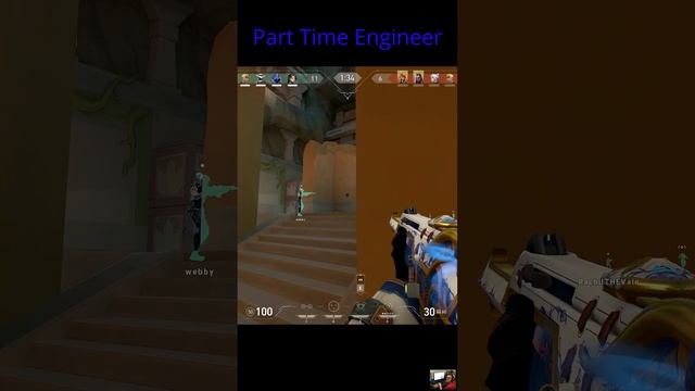 Valorant's Fastest ACE | Cypher Ace | Davinci Resolve | #valorant #valorantclips #parttimeenginee смотреть онлайн