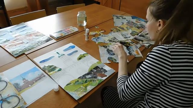 Мастер-класс по технике коллаж