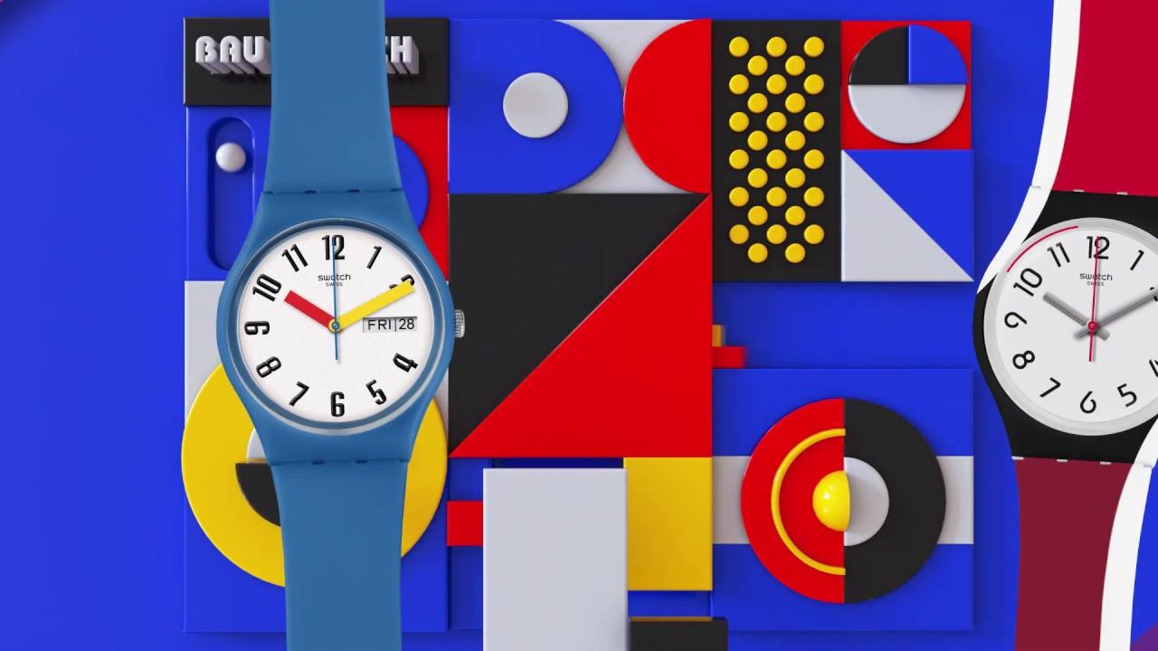 Швейцарские наручные часы Swatch Bau смотреть онлайн