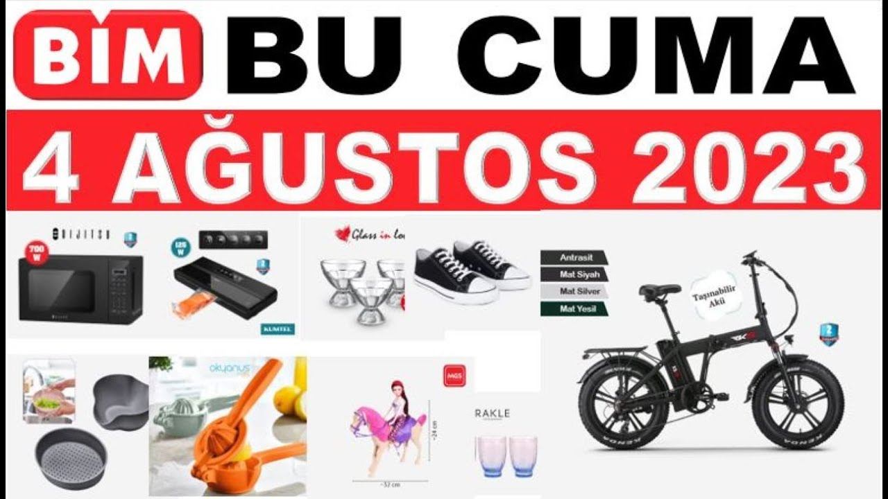 BİM BU CUMA | BİM 4 AĞUSTOS 2023 KATALOĞU | AKTÜEL ÜRÜNLER | RESMİ KATALOG | ŞİMDİ ÇIKTI смотреть онлайн