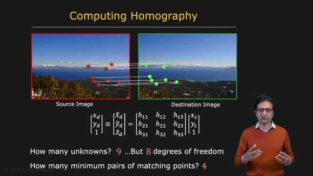 57 - Image Stitching - Computing Homography смотреть онлайн