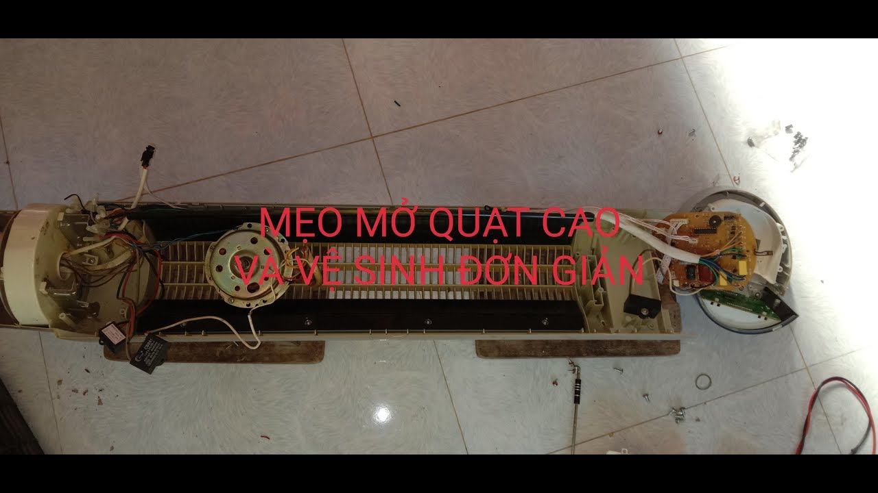 HƯỚNG DẪN CHI TIẾT CÁCH MỞ QUẠT THÁP MIDEA, VỆ SINH ĐƠN GIẢN смотреть онлайн