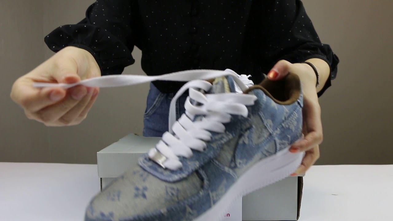 Lv x Supreme x Nike Air Force 1 “Denim” SirSneaker смотреть онлайн