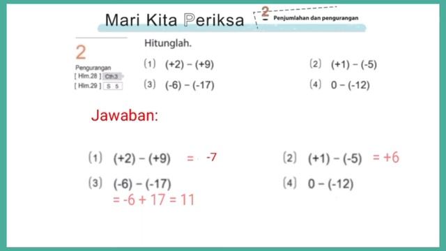 Jawaban matematika kelas 7 SMP hal.34 | Mari Kita periksa 2 | kurikulum Merdeka @GUcilchaNEL1964 смотреть онлайн