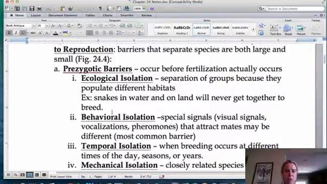BIO 112 Evolution of Species Part I смотреть онлайн