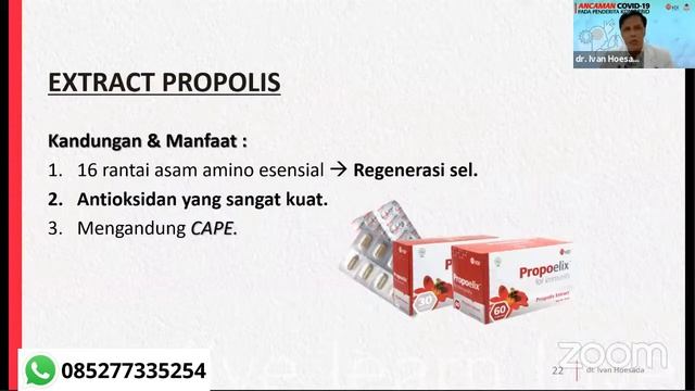 Propoelix Untuk Covid 19 Review dr. Ivan Hoesada | Jual Propoelix WA 085277335254 смотреть онлайн