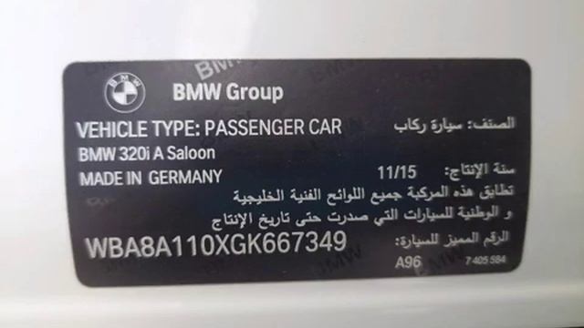 WBA8A110XGK667349 BMW
3201 2016 WHITE VIN:Water/flood