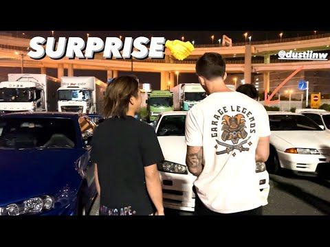 WE MEET AGAIN IN JAPAN! Dustin Hopped In R34 GTR First Japan Car Meet! смотреть онлайн
