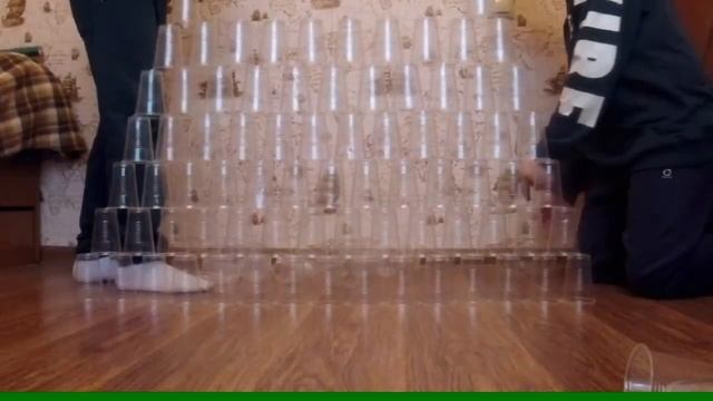БАШНЯ ИЗ 150 СТАКАНЧИКОВ | ЭКСПЕРЕМЕНТ смотреть онлайн