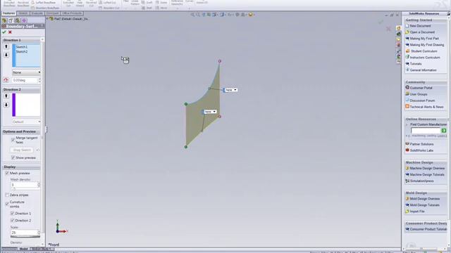 Area of a Region bounded by (secx)^2 and sinx using SolidWorks смотреть онлайн