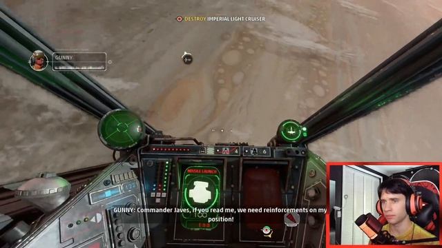 Cockpit of an X-Wing!! смотреть онлайн