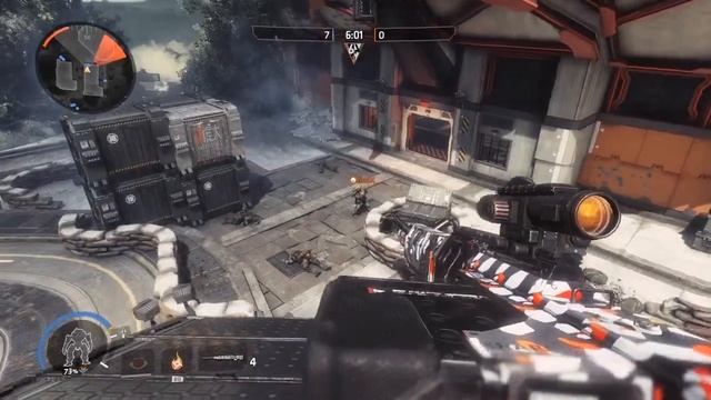 How to use the Kraber Sniper Rifle - Titanfall 2 смотреть онлайн