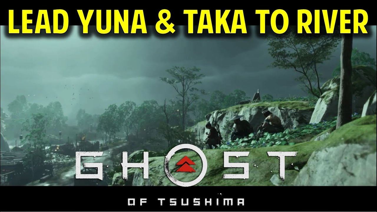 How to Lead Yuna and Taka to the River | The Walls of Yarikawa | Ghost of Tsushima смотреть онлайн