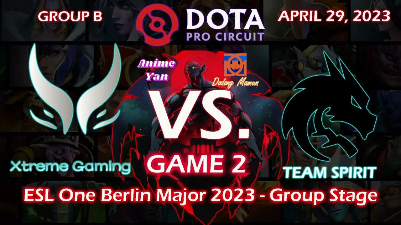 XTREME GAMING VS TEAM SPIRIT Game 2 Group Stage Berlin Major 2023 #Dota2 #Berlinmajor смотреть онлайн
