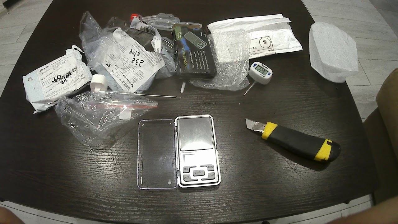 Распаковка посылки с сайта AliExpress:Гидрозатворы,термометр,весы смотреть онлайн