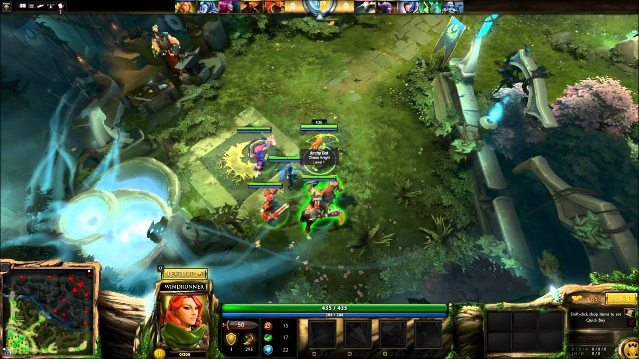 Dota 2 Nature HUD смотреть онлайн
