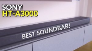 Sony HT-A3000 3.1ch Dolby Atmos Soundbar | The BEST TV Soundbar in 2024