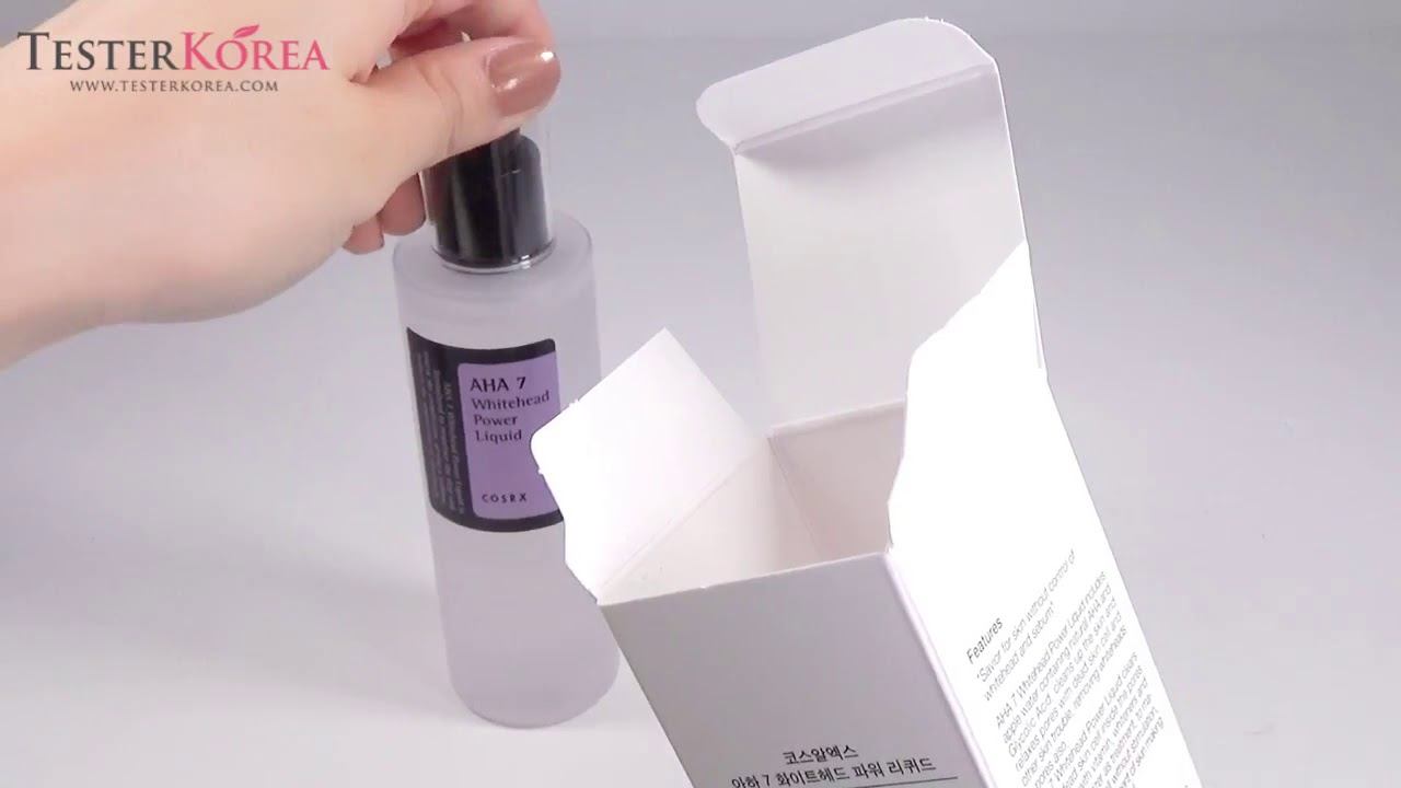 TESTERKOREA COSRX AHA 7 Whitehead Power Liquid 1 смотреть онлайн