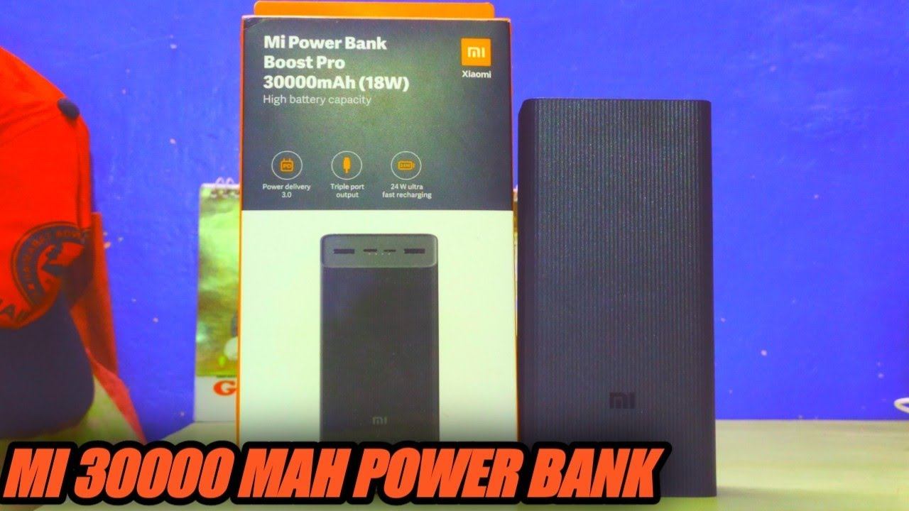 Unboxing Xiaomi Mi Power Bank Boost Pro 30000mAh (18W) смотреть онлайн