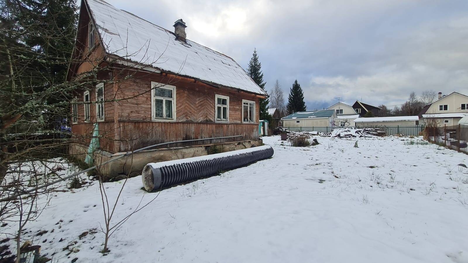 Участок с домом 6 соток в СНТ Озерное, Выборгский р-н смотреть онлайн