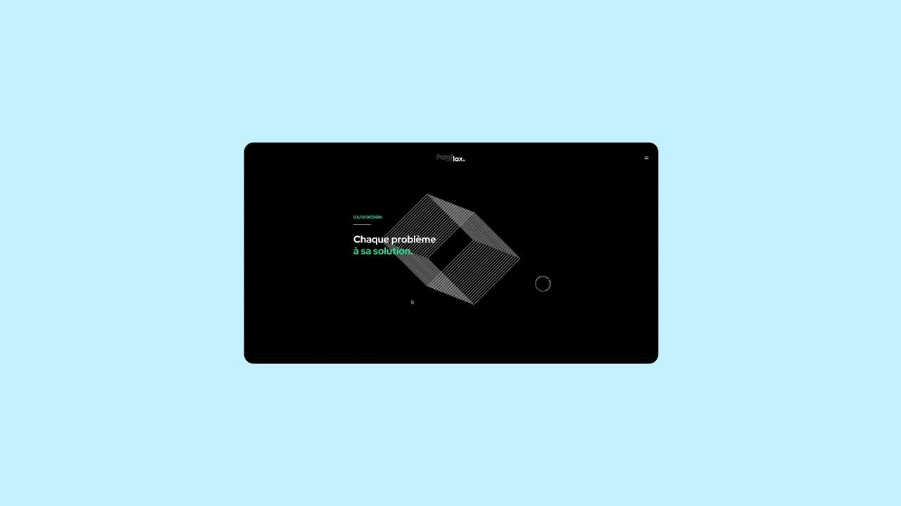 Parallax-Website смотреть онлайн