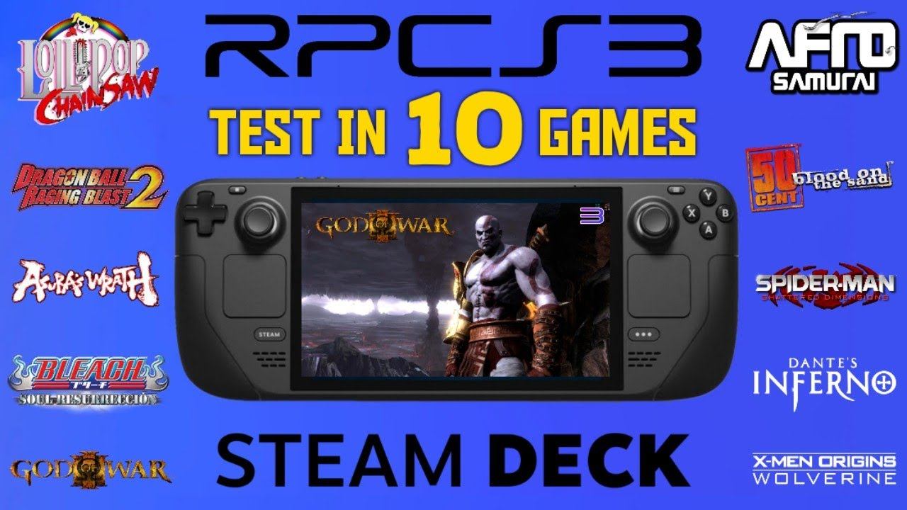 Steam Deck - RPCS3 Emulator - Test In 10 Games смотреть онлайн