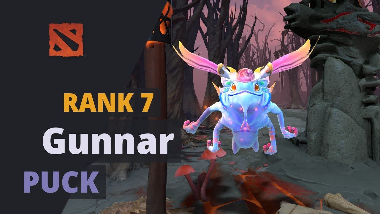 Gunnar (Rank 7) plays Puck Dota 2 Full Game смотреть онлайн