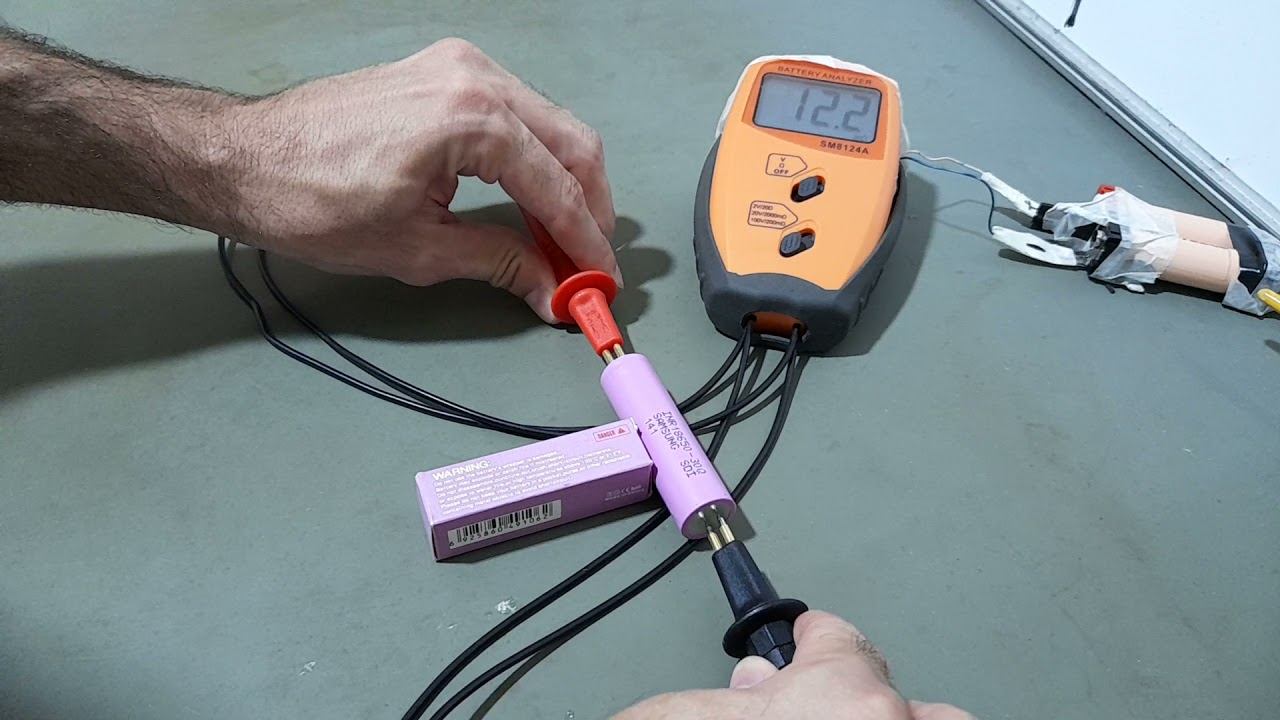 Teste de Resistência Interna da célula Samsung 30Q смотреть онлайн