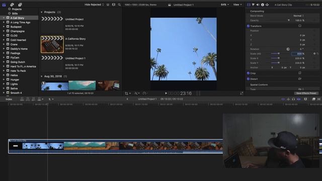 Export Video Footage In Vertical Video Format-FCPX смотреть онлайн