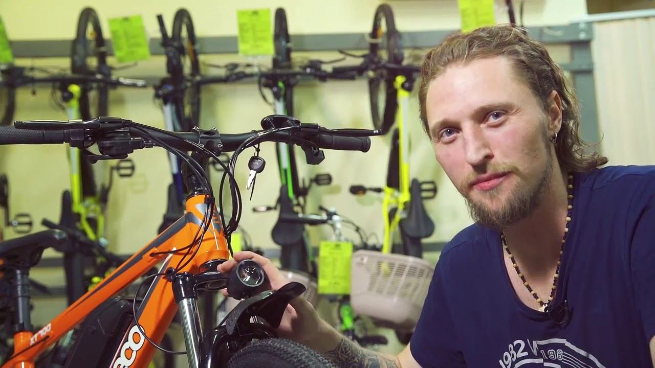 Велогибрид Eltreco XT 700 обзор электровелосипеда смотреть онлайн