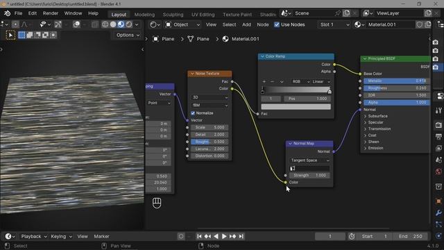8. Blender. Шум | Noise Texture Node | Fresnel (Материалы) смотреть онлайн