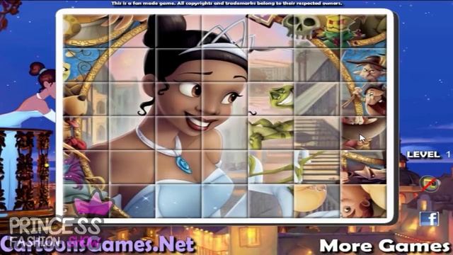 Disney Princess And The Frog - Spin Puzzle (Game For Kids) смотреть онлайн